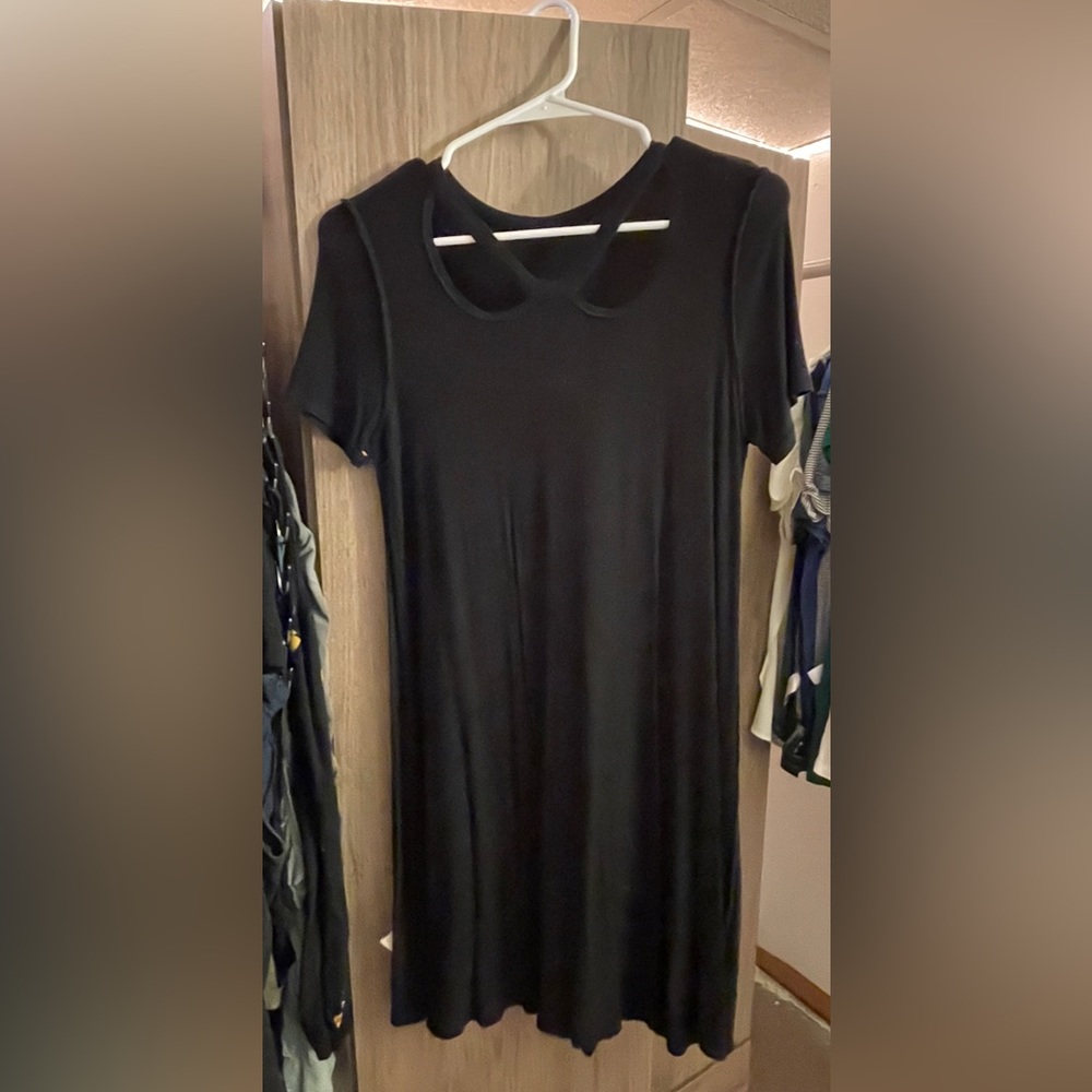 Womens very cute casual black dress